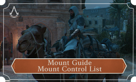 AC Mirage - Mount Guide - Mount Control List