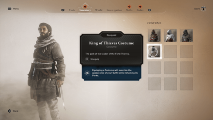 AC Mirage - King of Thieves Costume