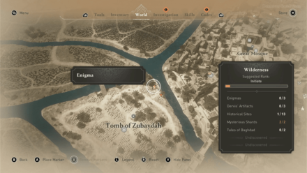 AC Mirage Surrender Enigma Location