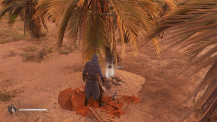 AC Mirage Joy Beneath Weeping Palms Treasure Location