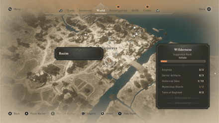 AC Mirage Reap from the Ruins Enigma Location