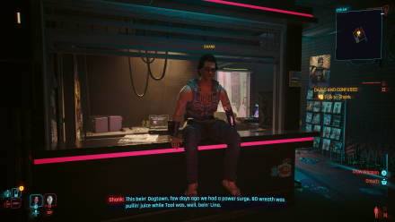 Cyberpunk 2077 - Talk to Shank