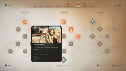 AC Mirage - Unlock Focus Boost to refill the meter faster