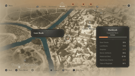 AC Mirage Great Mosque Lost Book Map Location