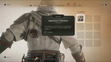 AC Mirage - Costumes are Outfit Overlays