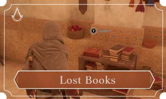 AC Mirage - All 7 Lost Book Locations