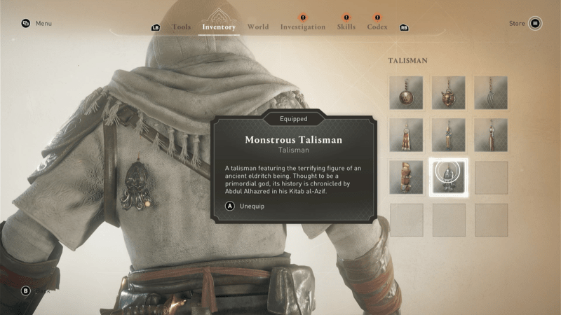 AC Mirage Monstrous Talisman