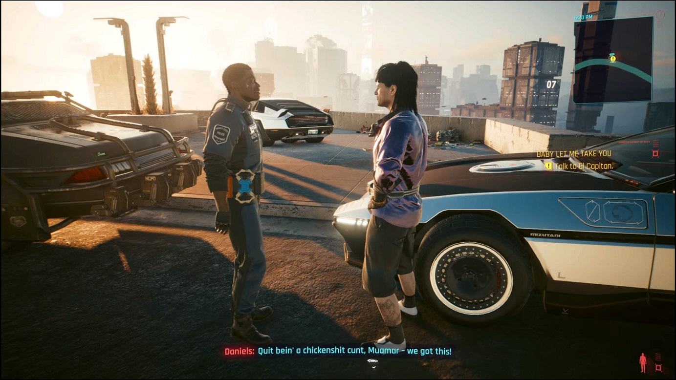 Cyberpunk - meeting with El Capitan