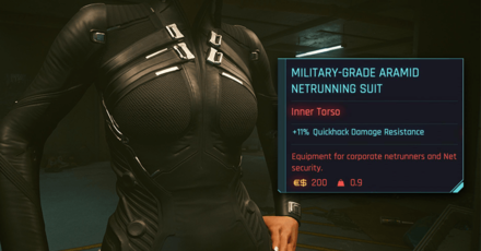 Cyberpunk 2077 Phantom Liberty - Inner Torso Clothing