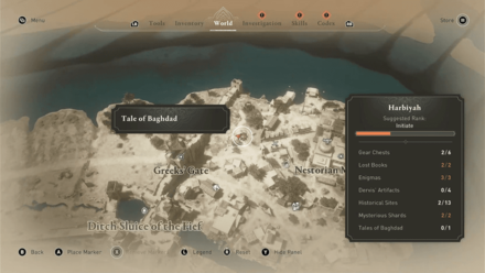 AC Mirage Nestorian Monastery Tale of Baghdad Location