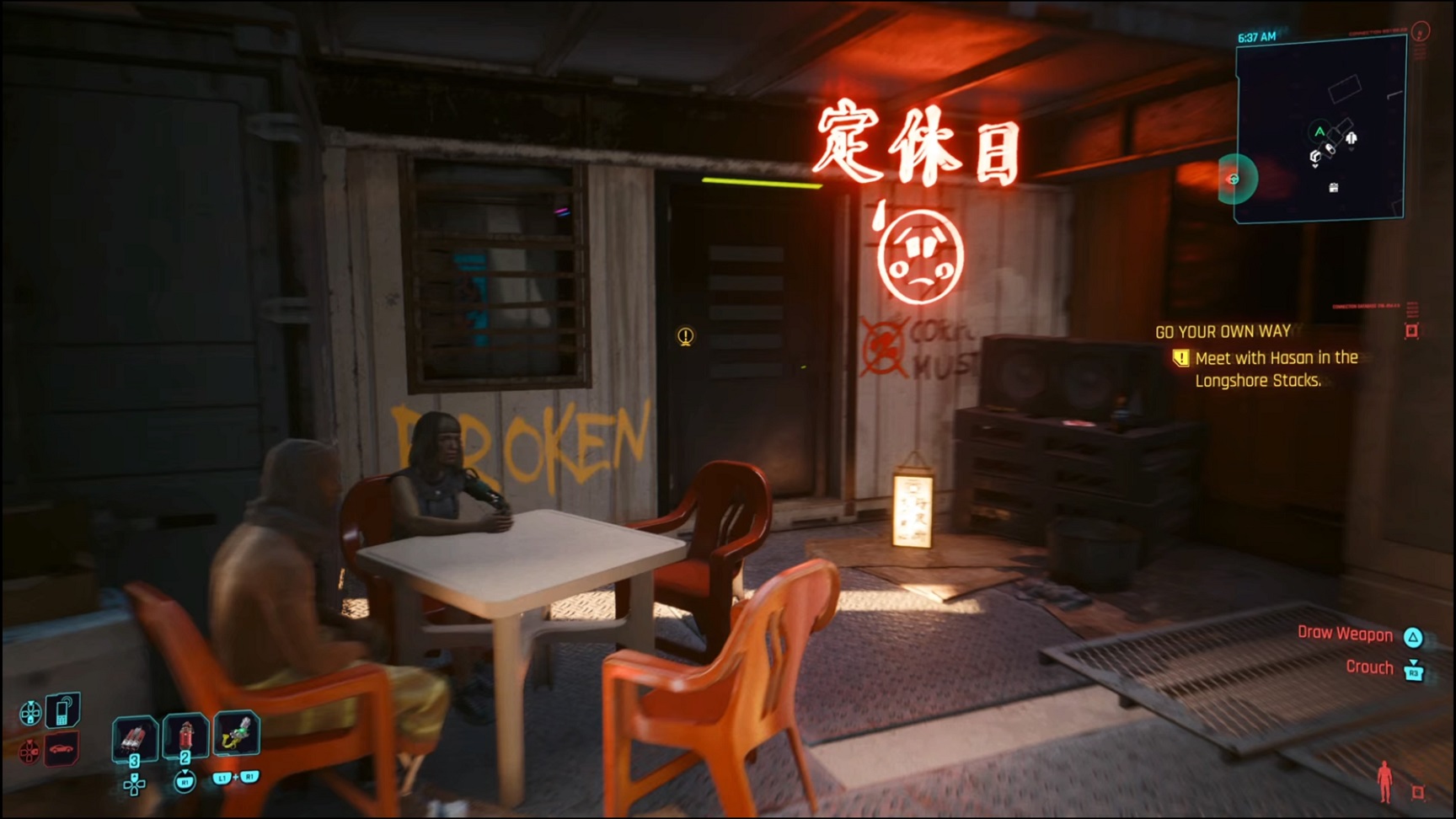 Cyberpunk - meet with Hasan