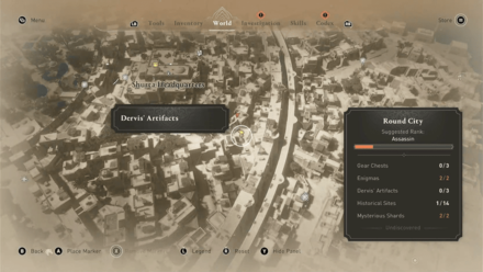 AC Mirage Dervis Artifact Round City Commanders