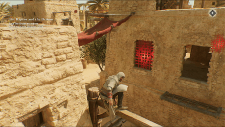 AC Mirage - Use Your Weapon to Destroy Wooden Windows