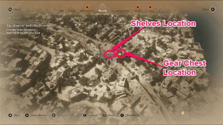 AC Mirage - Destroy the Pots and Move the Two Shelves Map