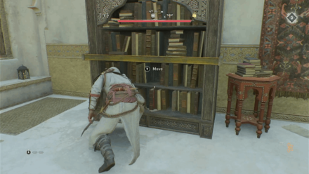 AC Mirage - Move the Bookcase to Reach the Gear Chest World