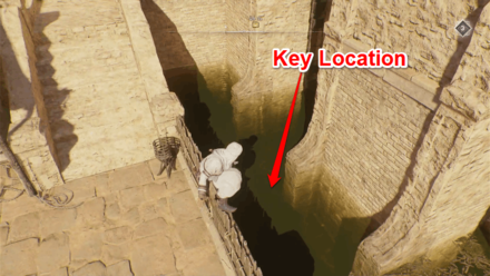 AC Mirage - Pick Up the Key Underwater Near the Water Mill World