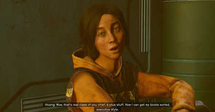 Starfield - Give Spreadsheets to Huong