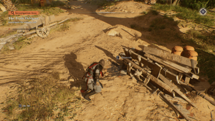 AC Mirage - Examine the Wagon