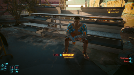 Cyberpunk 2077 - Talk to Aaron