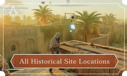 AC Mirage - All Historical Site Locations