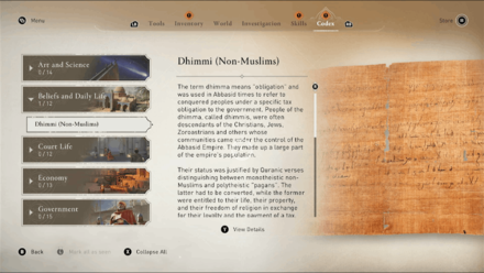 AC Mirage - Unlocks a Codex Entry.png