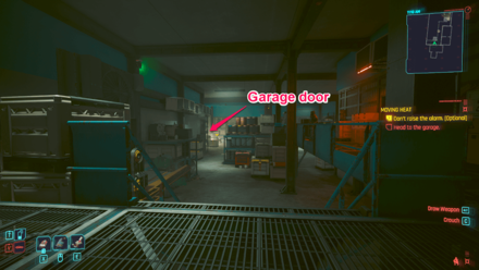 Cyberpunk 2077 Phantom Liberty - Head to the Garage