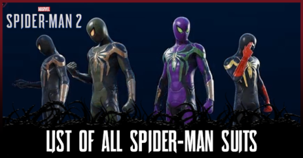 Spider-Man 2 - List of All Suits