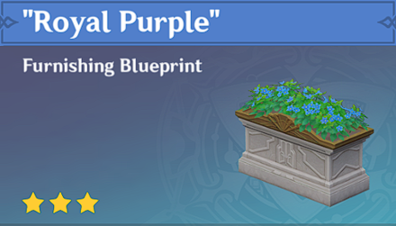Genshin Impact - How to Get Royal Purple Furnishing