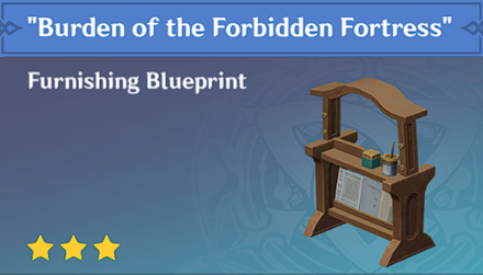 Genshin Impact - How to Get Burden of the Forbidden Fortress Furnishing