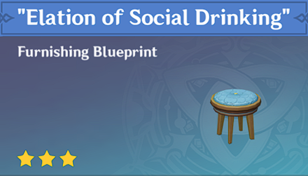 Genshin Impact - How to Get Elation of Social Drinking Furnishing