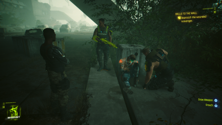 Cyberpunk 2077 - Approach the Wounded Soldier