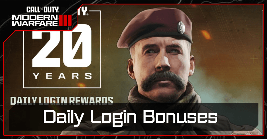 Modern Warfare 3 - Daily Login Bonuses