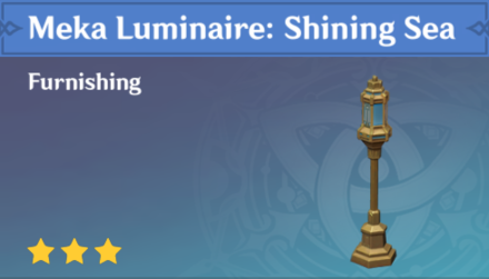 Genshin Impact - How to Get Meka Luminaire: Shining Sea Furnishing