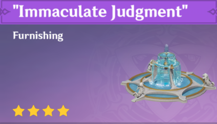 Genshin Impact - How to Get Immaculate Judgment Furnishing