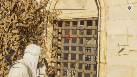 AC Mirage - Use a Throwing Knife to Cut Down the Chandelier