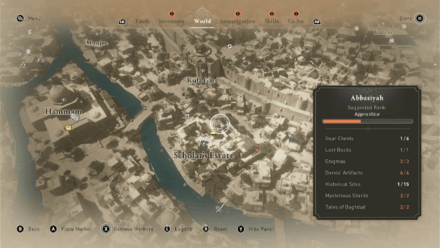 AC Mirage - Destroy the Wooden Lattice Window Map