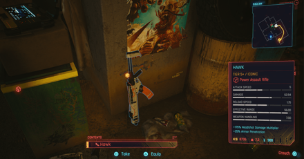 Cyberpunk 2077 Phantom Liberty - Hawk in the Kress Street Apartment