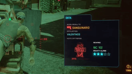 Cyperpunk 2077 Phantom Liberty - New Bounty UI