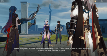 Honkai Star Rail - Reunion at the Scalegorge Waterscape