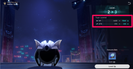 Honkai Star Rail - Aetherium Wars - Leveling Increases Aether Spirit Stats