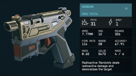 Starfield - Use Ranged Weapons that use Ballistic Ammo