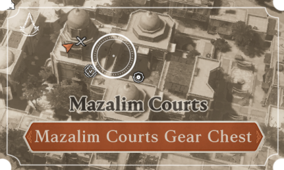 AC Mirage - How to Get Mazalim Courts Gear Chest