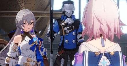 Honkai Star Rail - Talk to Bronya at the Qlipoth Fort in the Administrative District