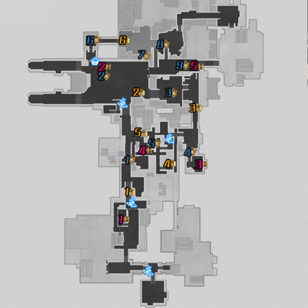 Honkai Star Rail - Cloudford Victory Zone Map Locations