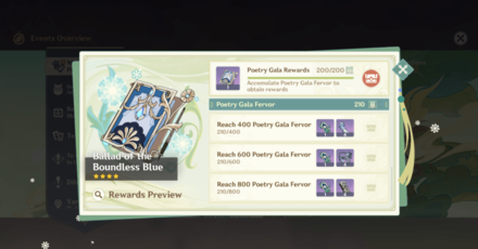 Genshin - Get Ballad Weapon from Waterborne Poetry