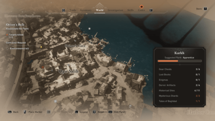 AC Mirage - Head to the Western Side of Qasr Salih