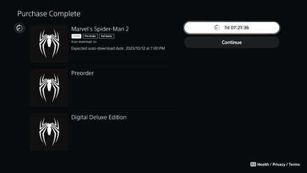 Preorder Spider-Man 2 PlayStation Store