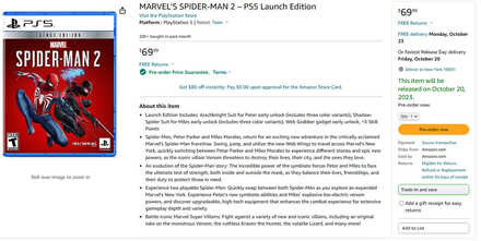 Preorder Spider-Man 2 Physical