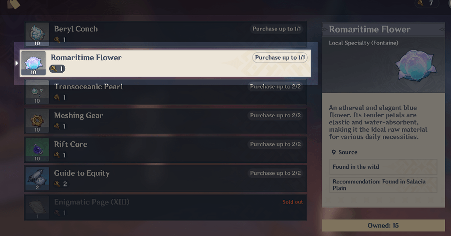 Genshin - Exchange from Xana