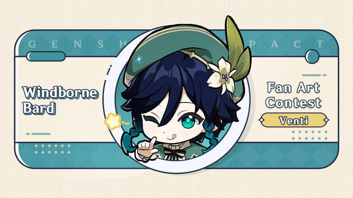 Genshin Impact - Venti Fan Art Contest Verison 4.1